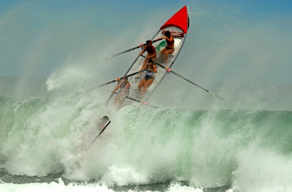 Surf rowing