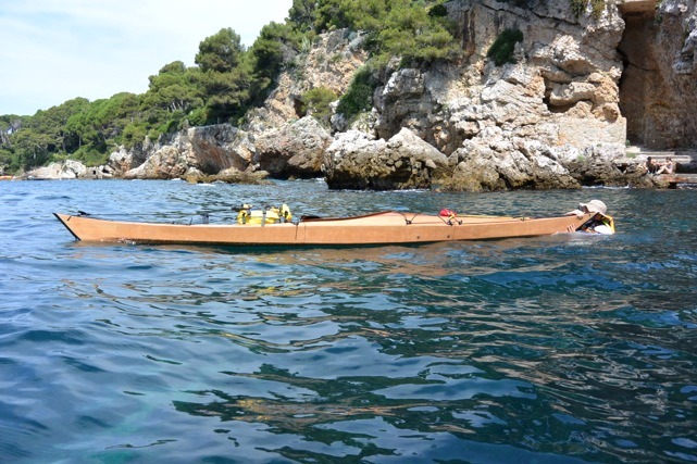 Emmanuel écrit : "Je suis sorti hier avec un copain au cap d’Antibes dans des conditions moins clémentes que lors du baptême.